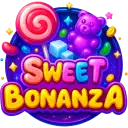 Sweet Bonanza logo - şirin qazanc slot oyunu